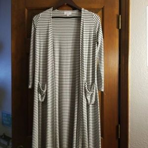 sold Lularoe Sarah Xs Striped black and